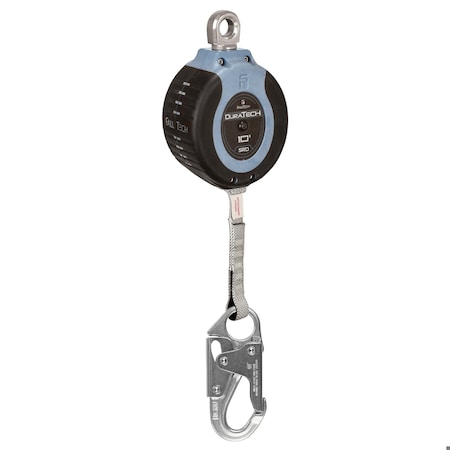 Falltech 10 ft WEB SRD SWIVEL EYE + STEEL SNAP 82710SA1